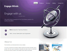Tablet Screenshot of engage-minds.com